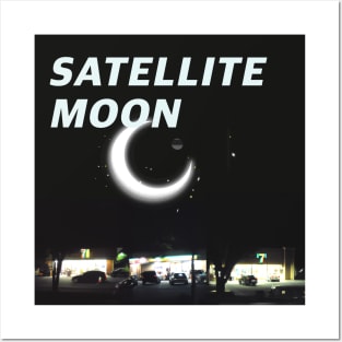 Satellite Moon C-store Noire logo Posters and Art
